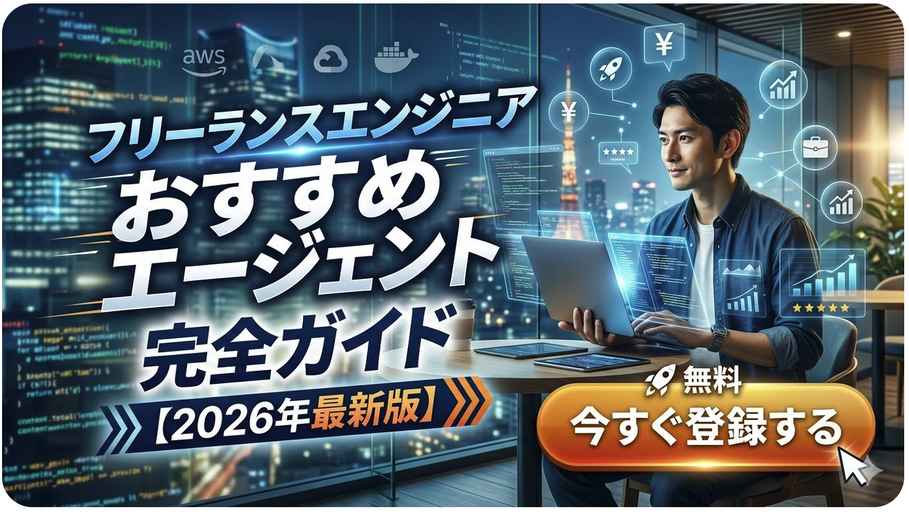 フリーランスエンジニアおすすめエージェント完全ガイド【2026年最新版】