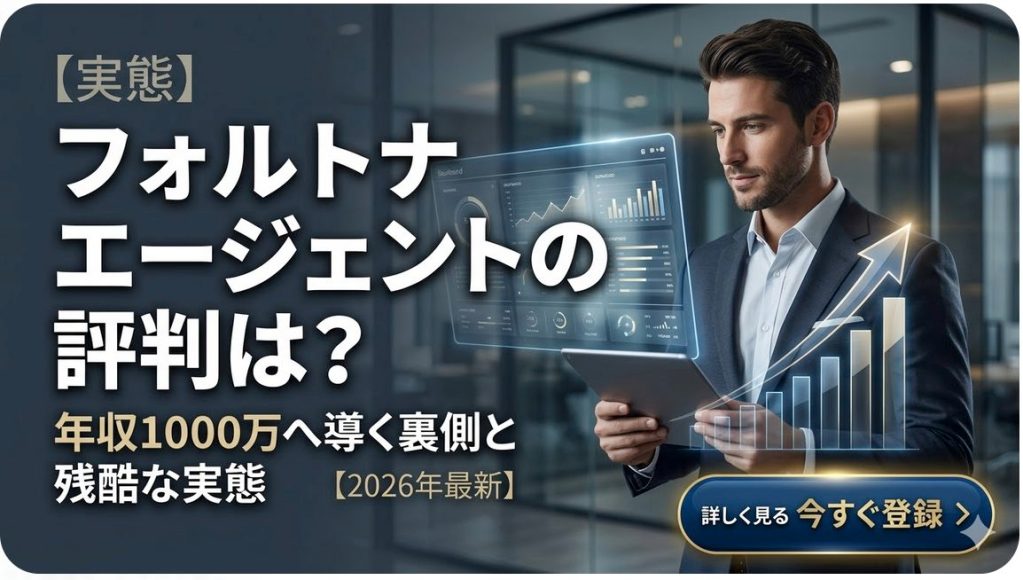「フォルトナエージェントの評判・口コミ｜年収1000万の実態を徹底調査【2026年】」