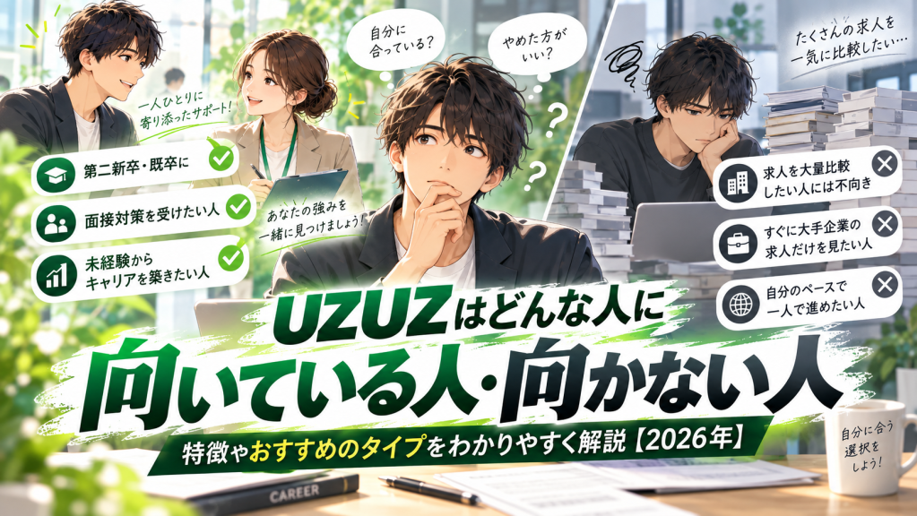 UZUZが向いている人・向かない人